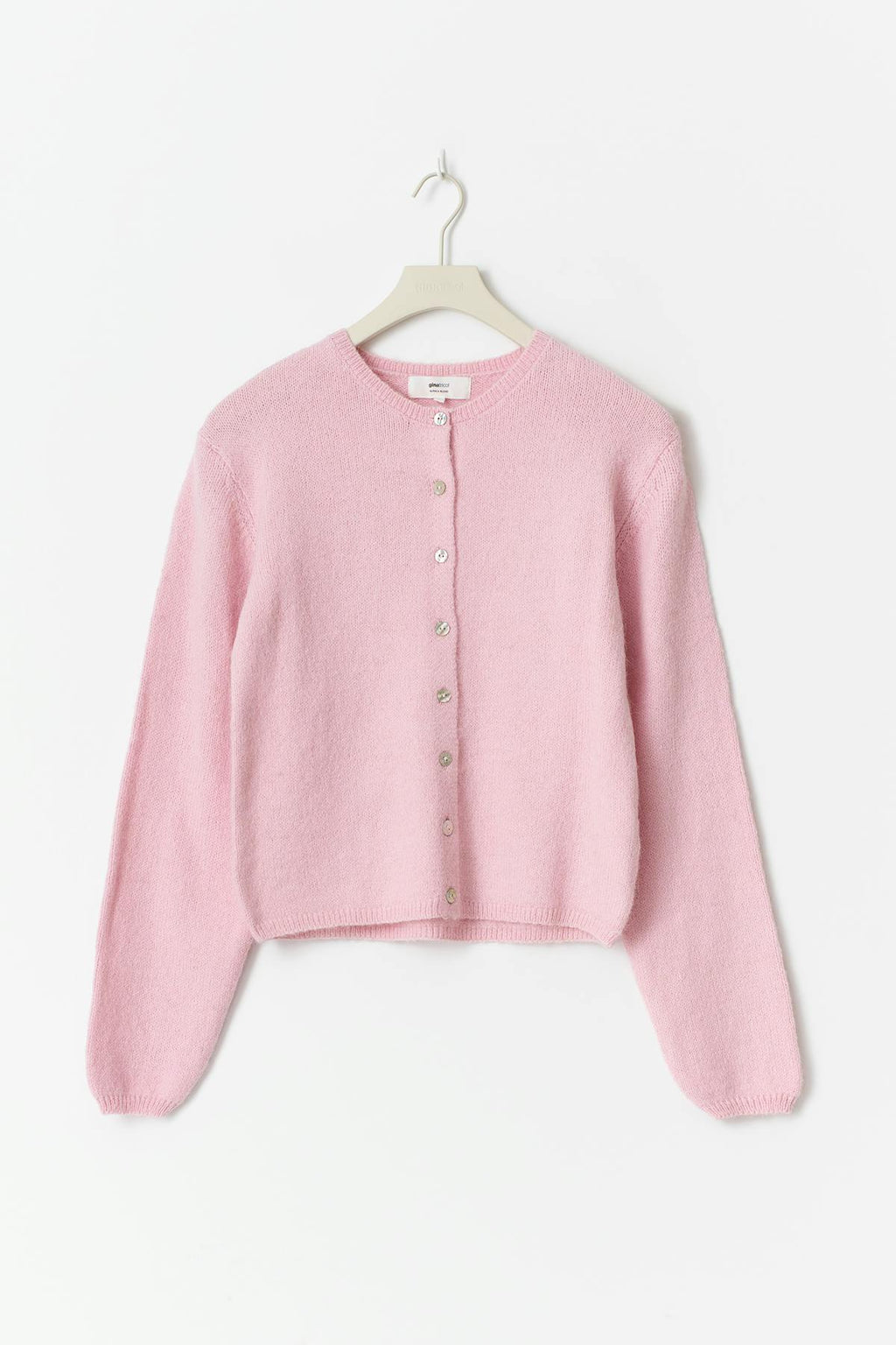Alpaca blend knitted cardigan