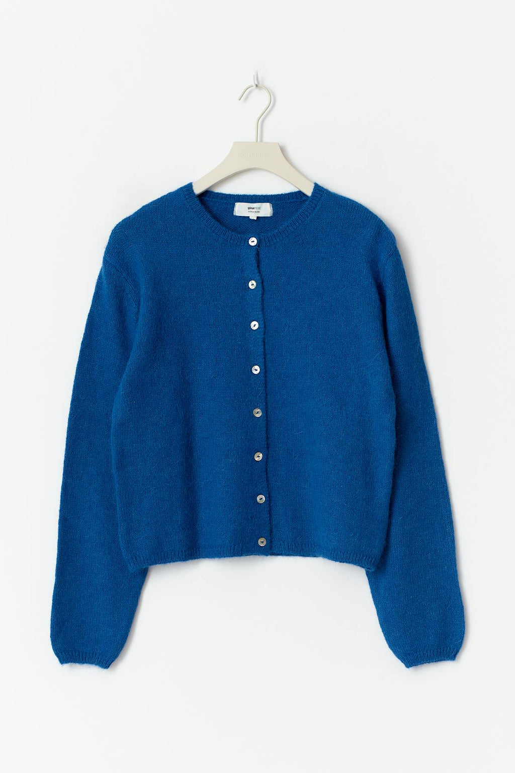 Alpaca blend knitted cardigan
