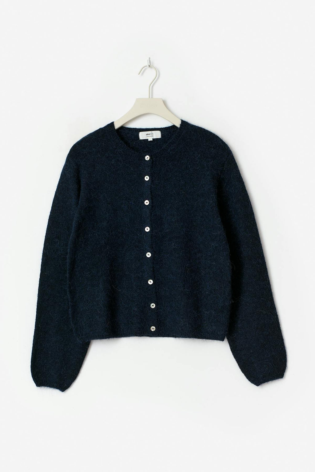 Alpaca blend knitted cardigan