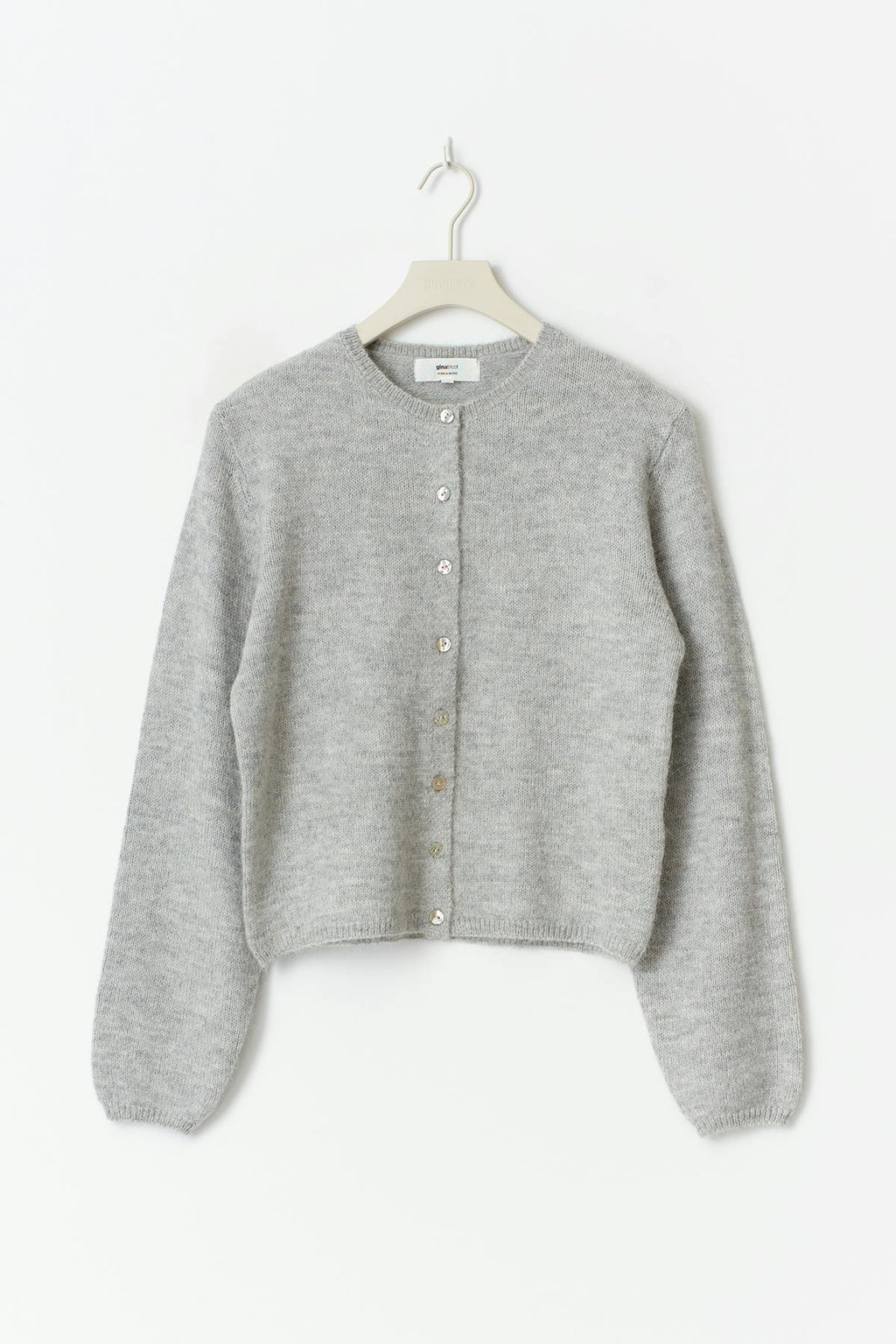Alpaca blend knitted cardigan