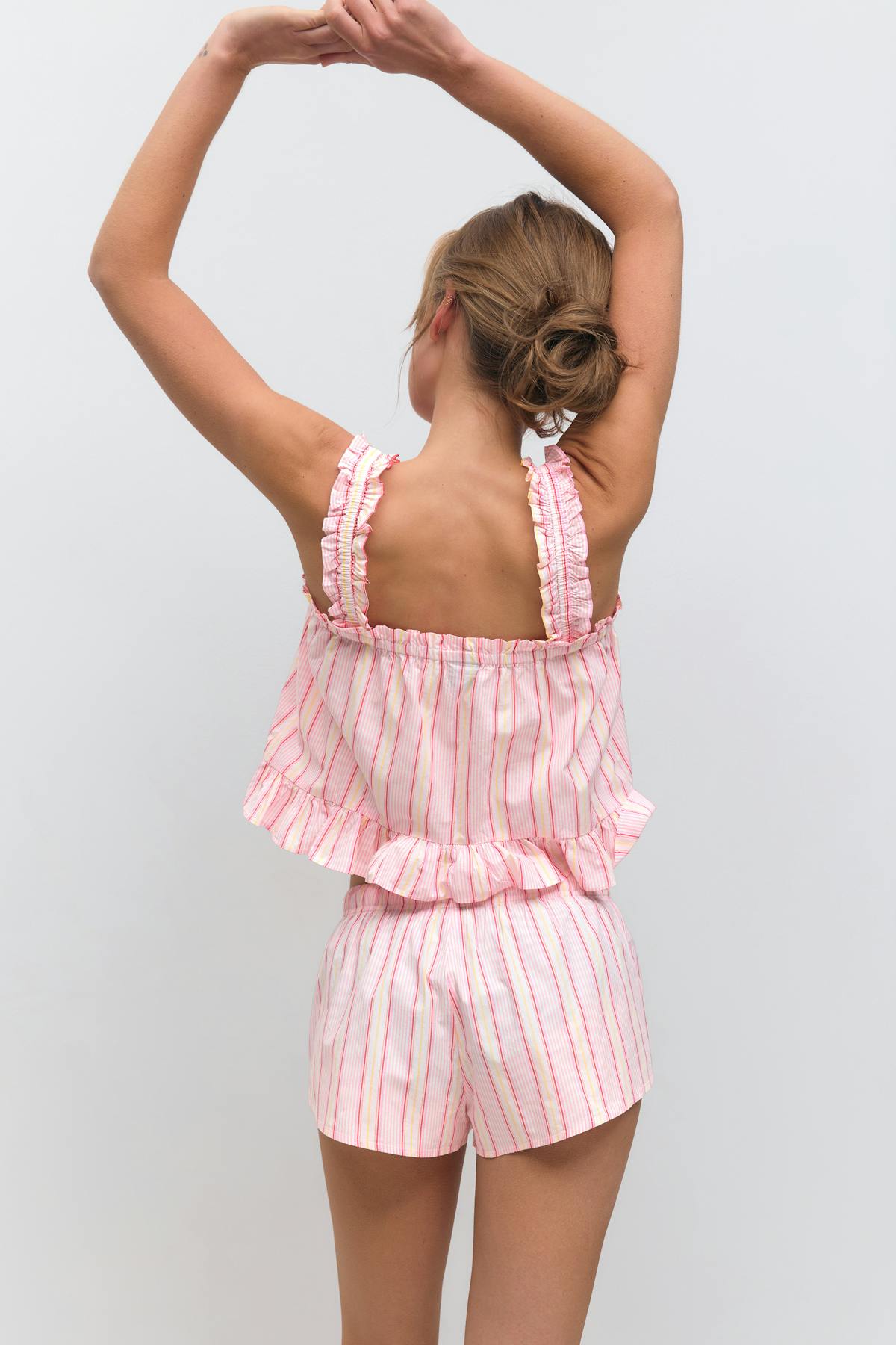 Poplin pyjamas shorts