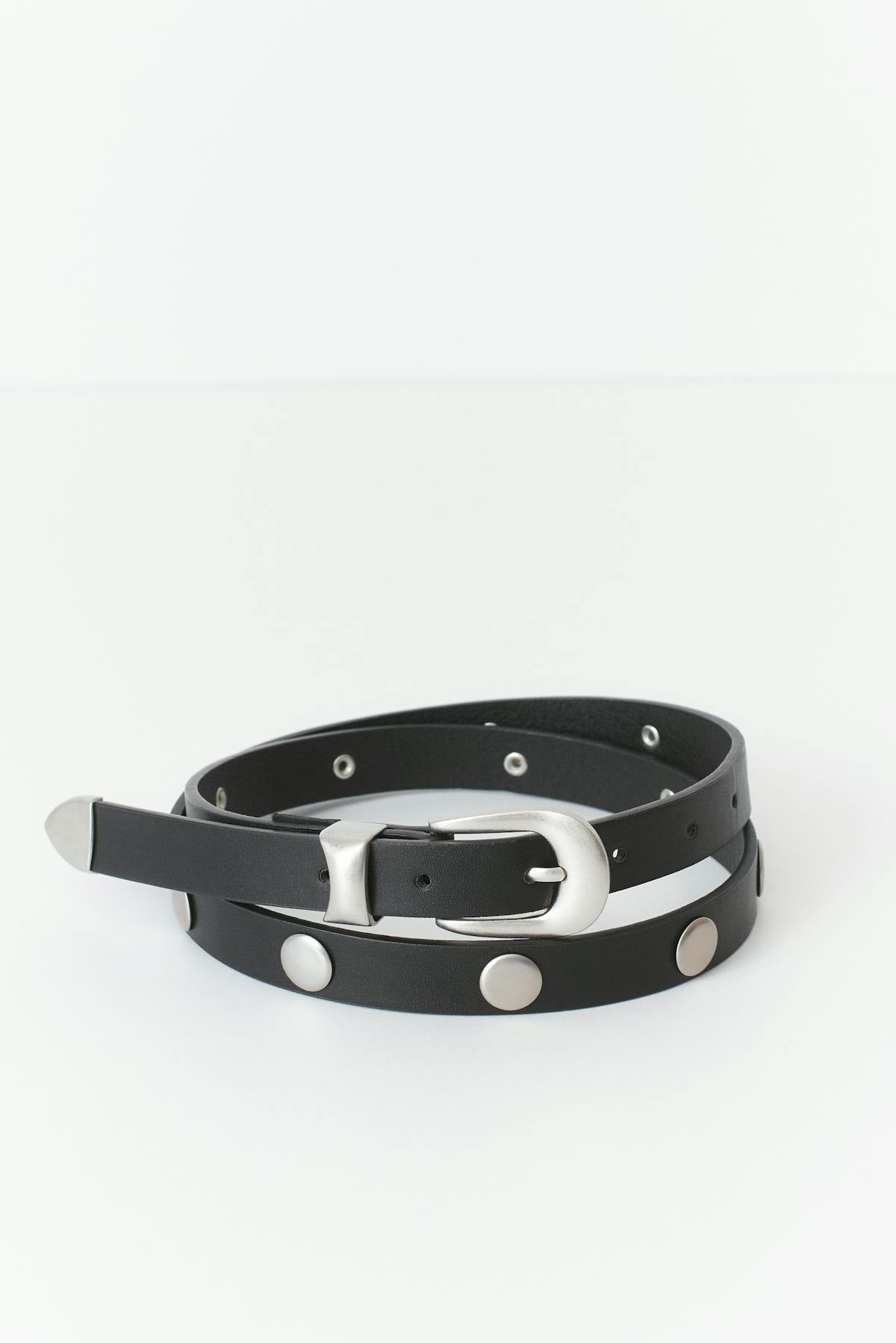 Stud detail belt