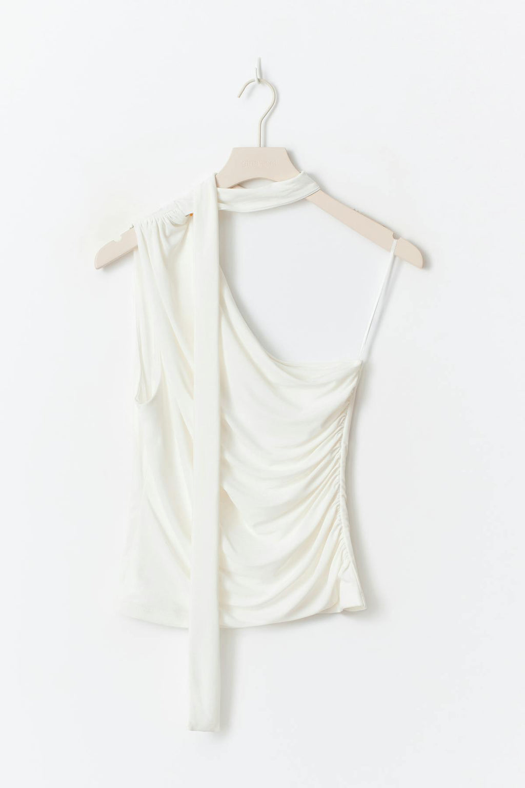 Sleeveless scarf top