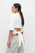 Tie back tee