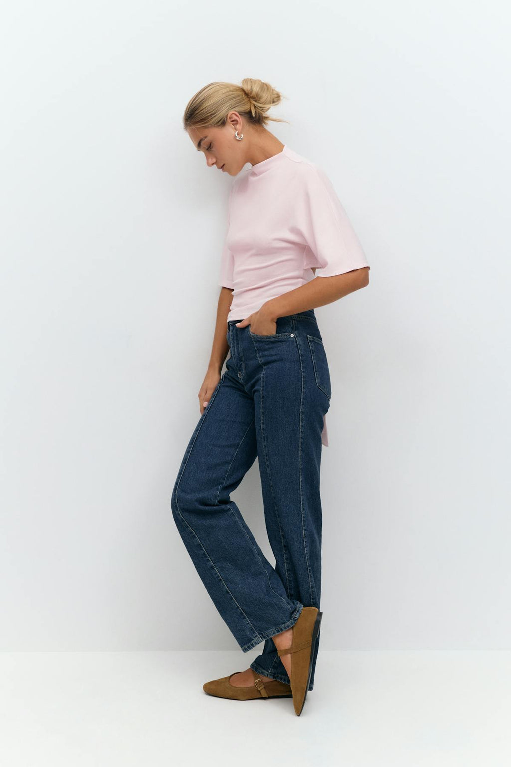 Tie back tee