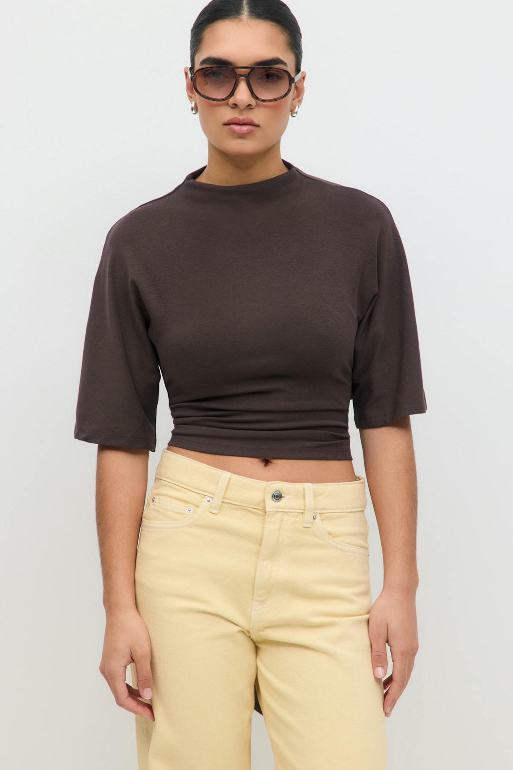 Tie back tee