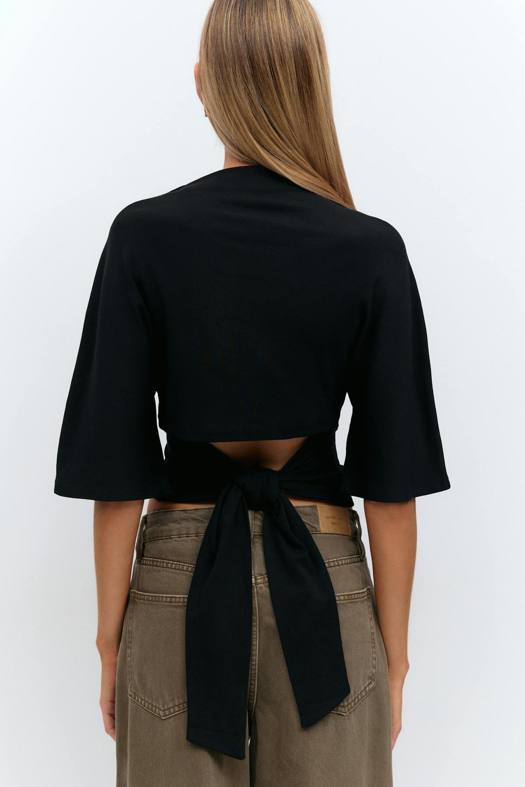 Tie back tee