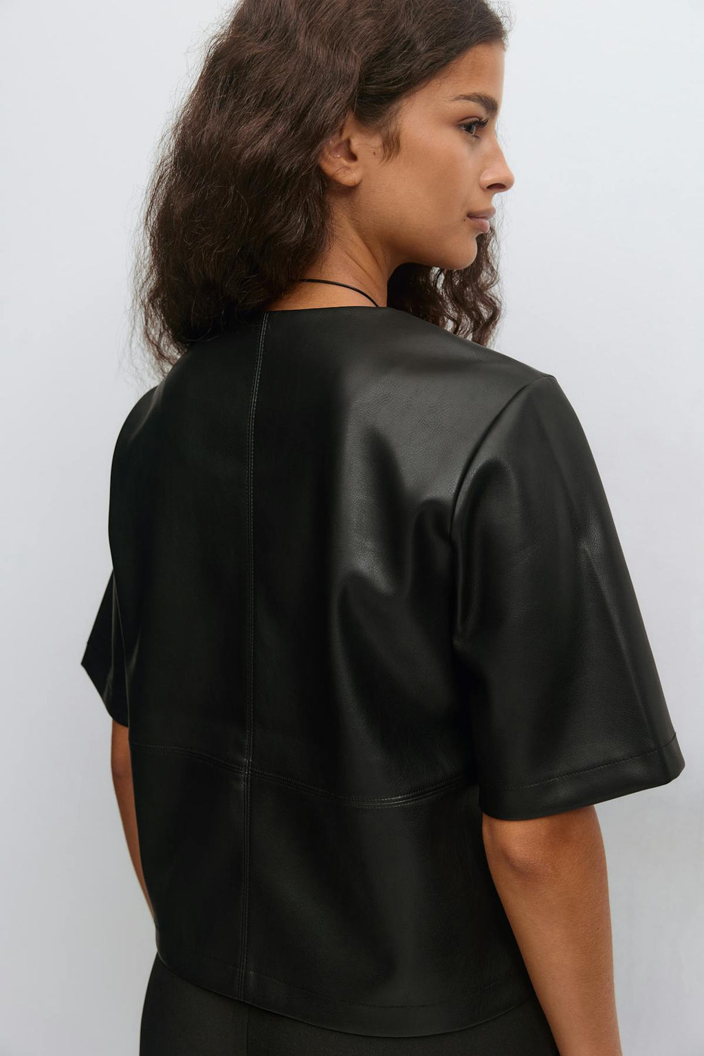 Pu boxy tee