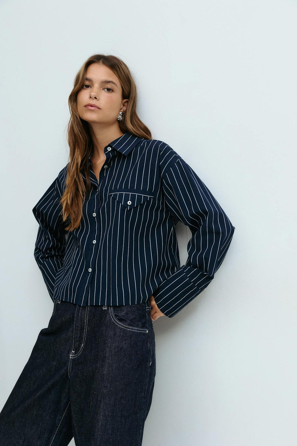 Open back shirt