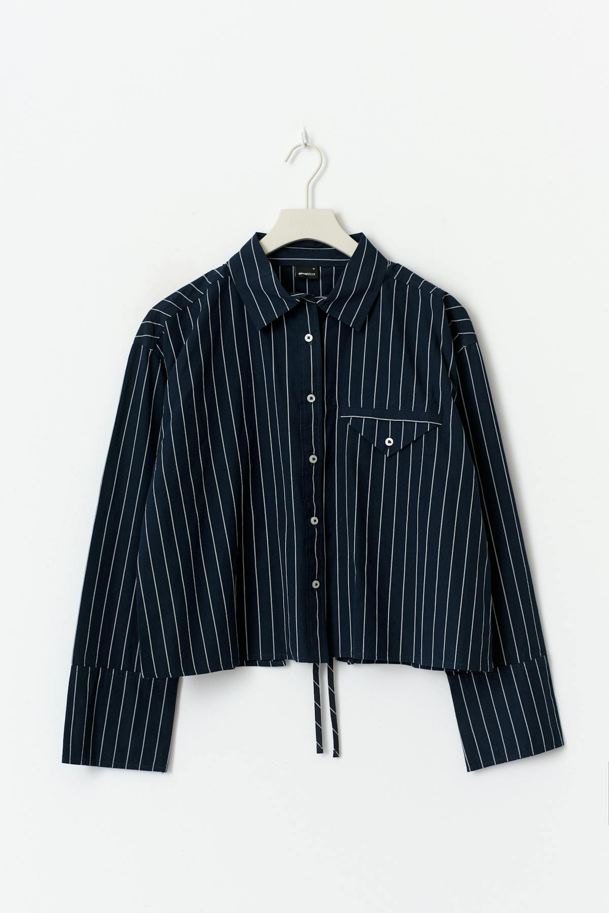 Open back shirt