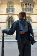 Open back shirt