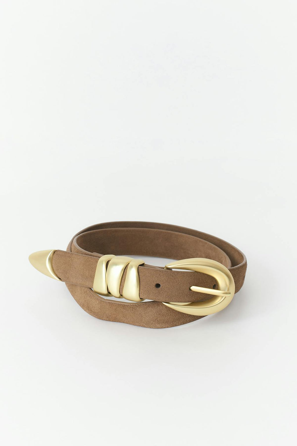 Suede belt