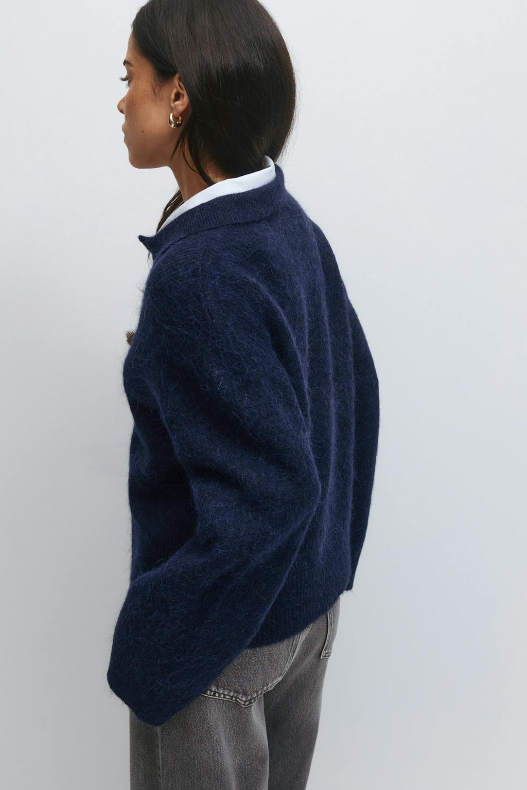 Alpaca blend knitted sweater
