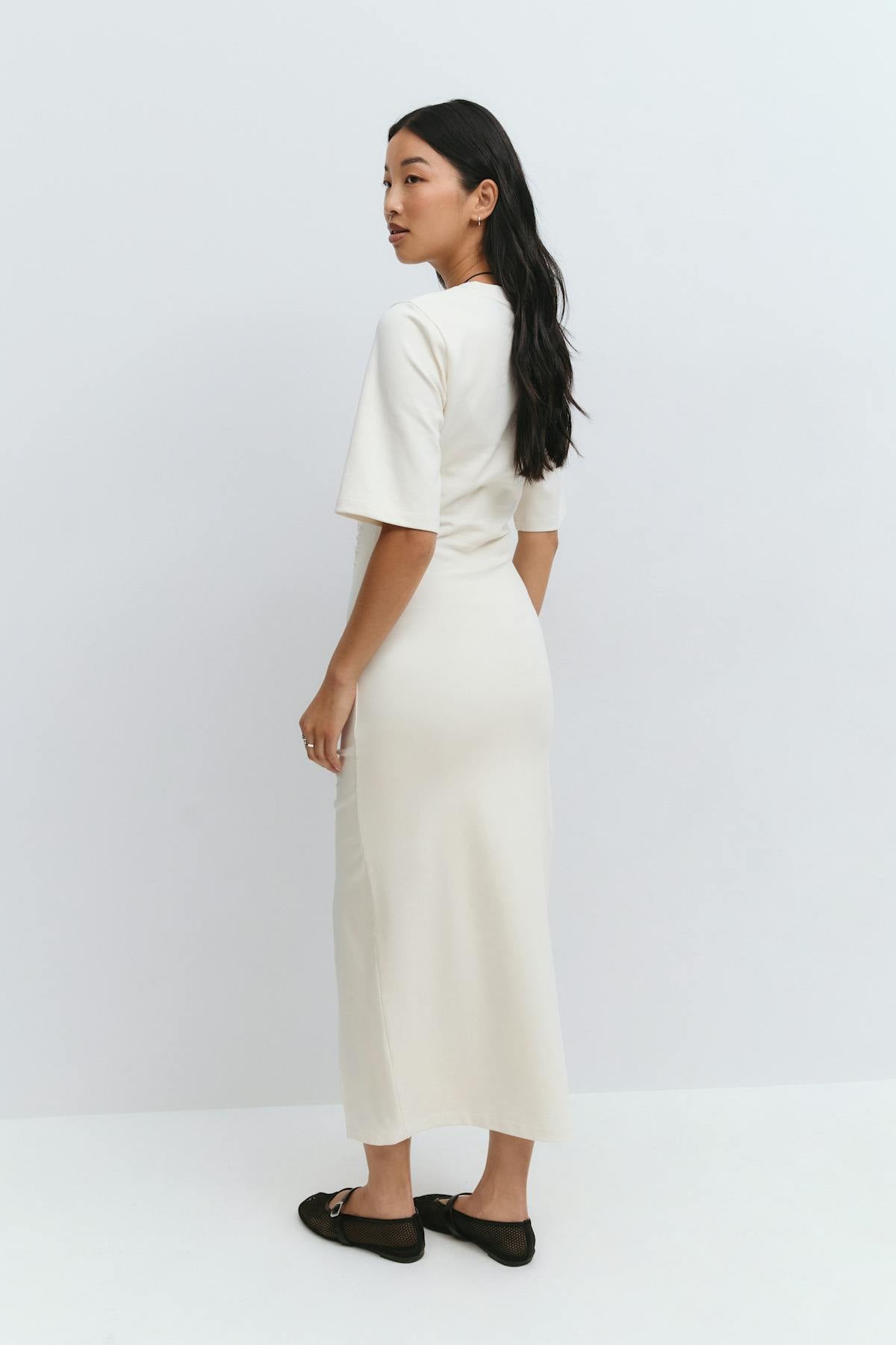 Ruched tee dress