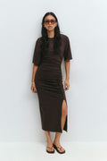 Ruched tee dress