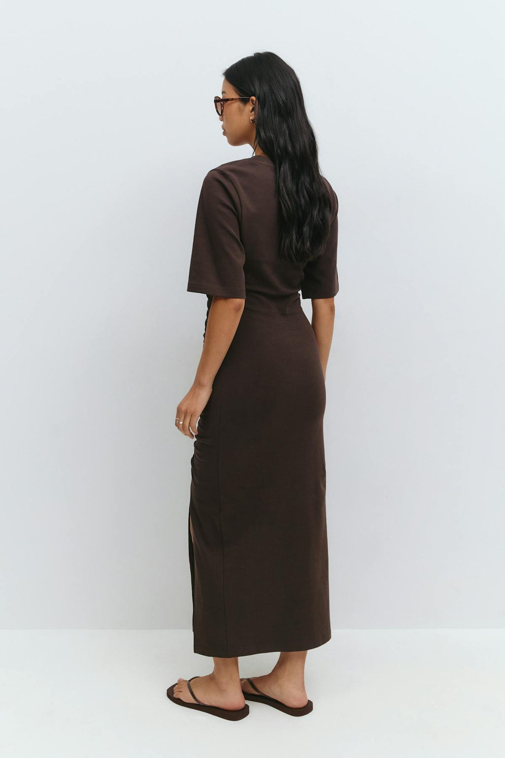 Ruched tee dress