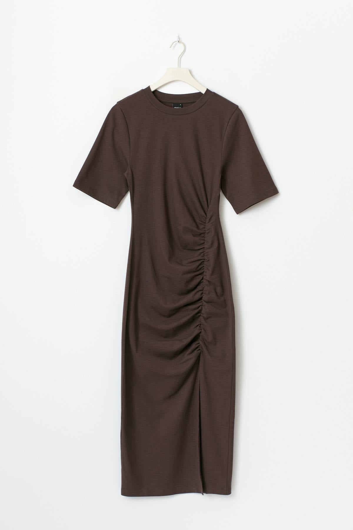 Ruched tee dress