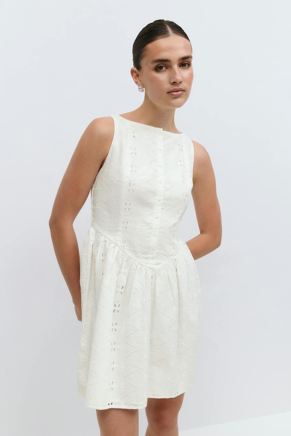 Broderie anglaise dress