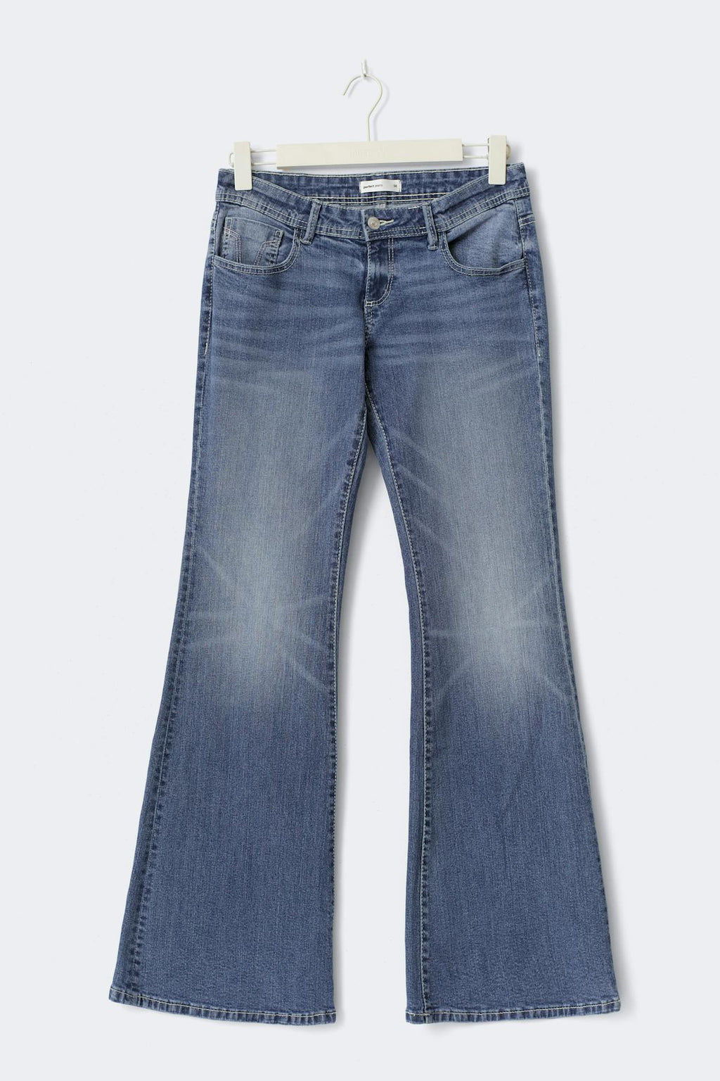 Ultra low flare jeans