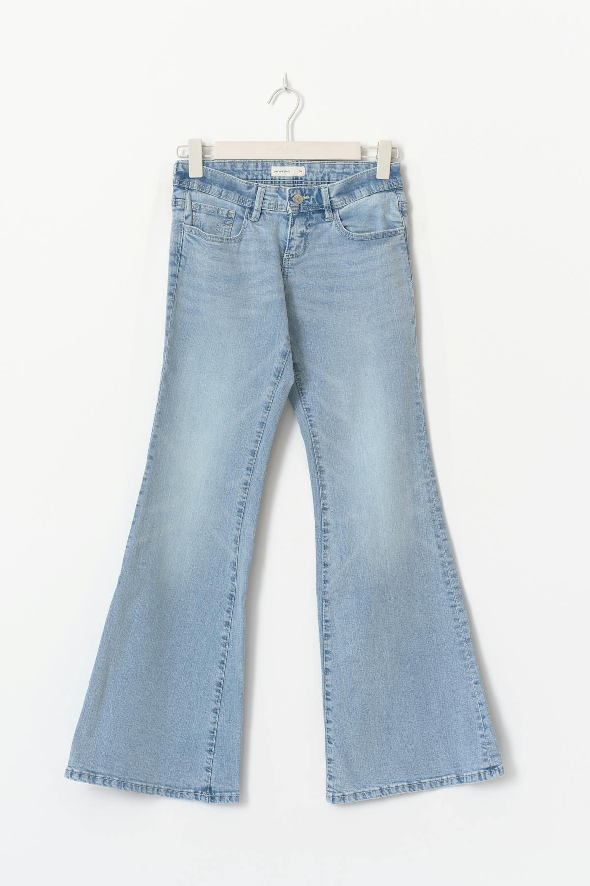 Ultra low flare jeans