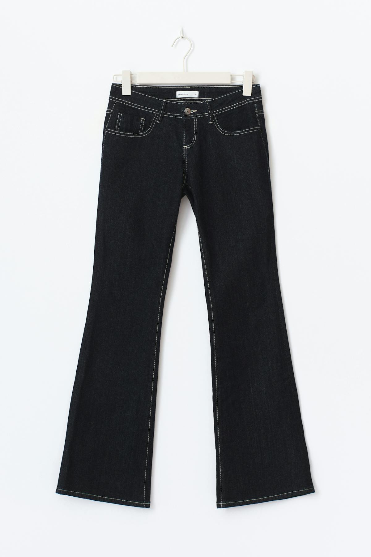 Ultra low flare jeans