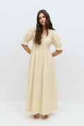 Puff sleeve dress