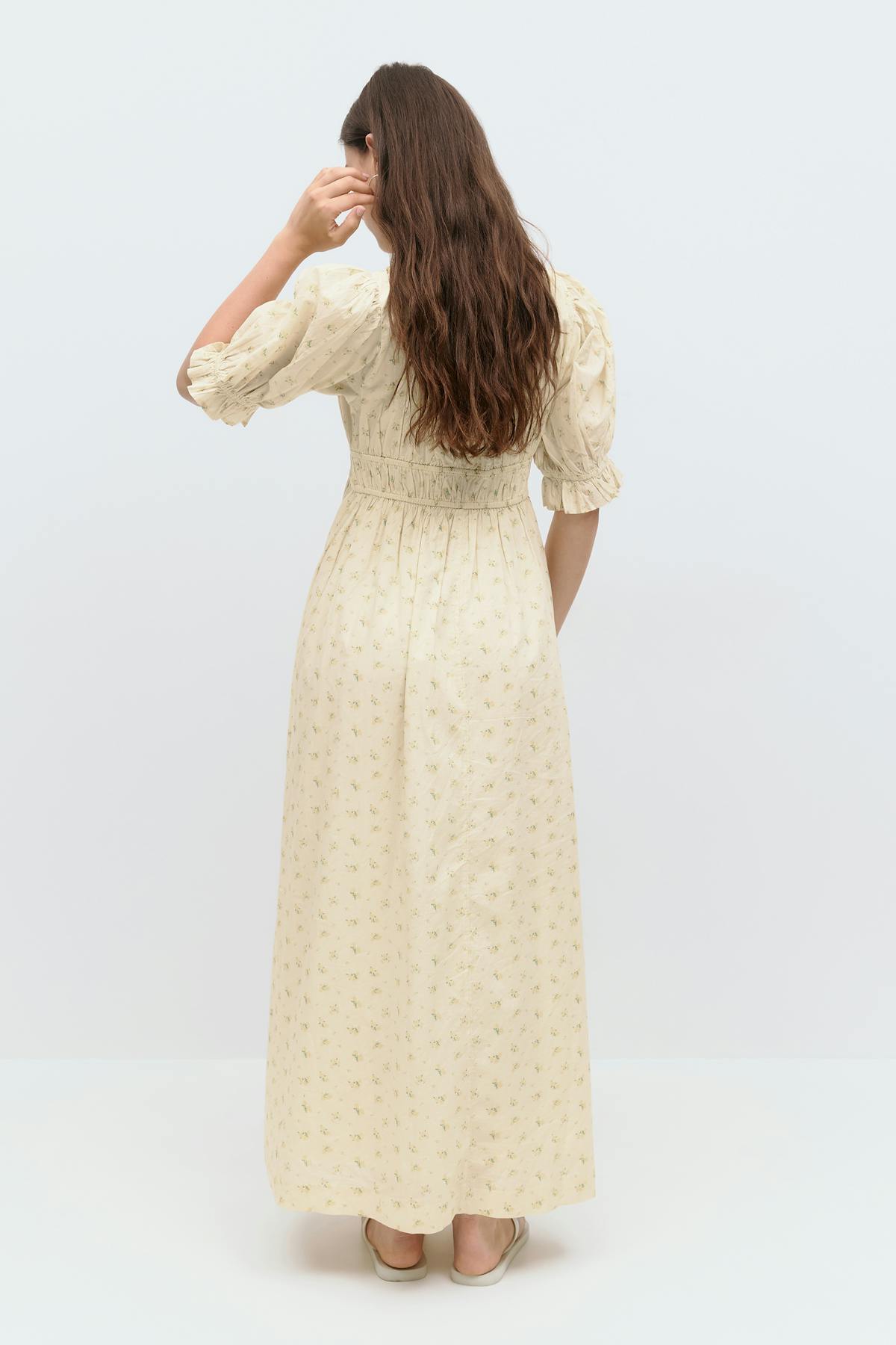 Puff sleeve dress
