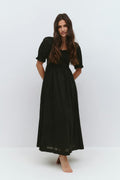 Puff sleeve dress