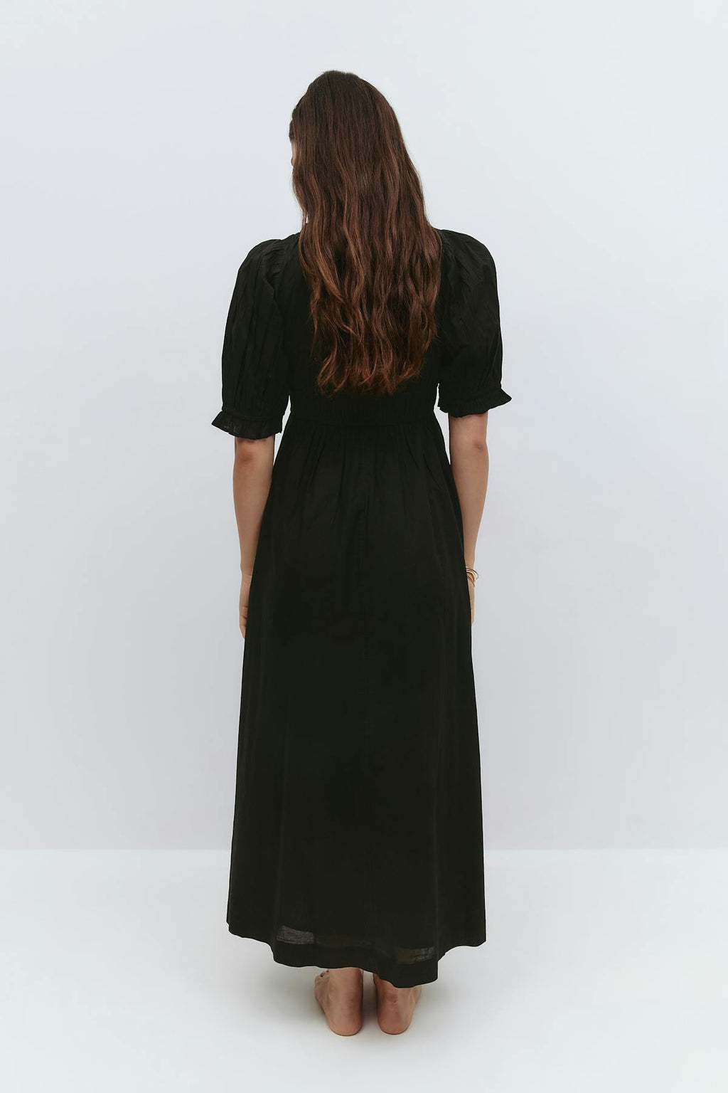 Puff sleeve dress
