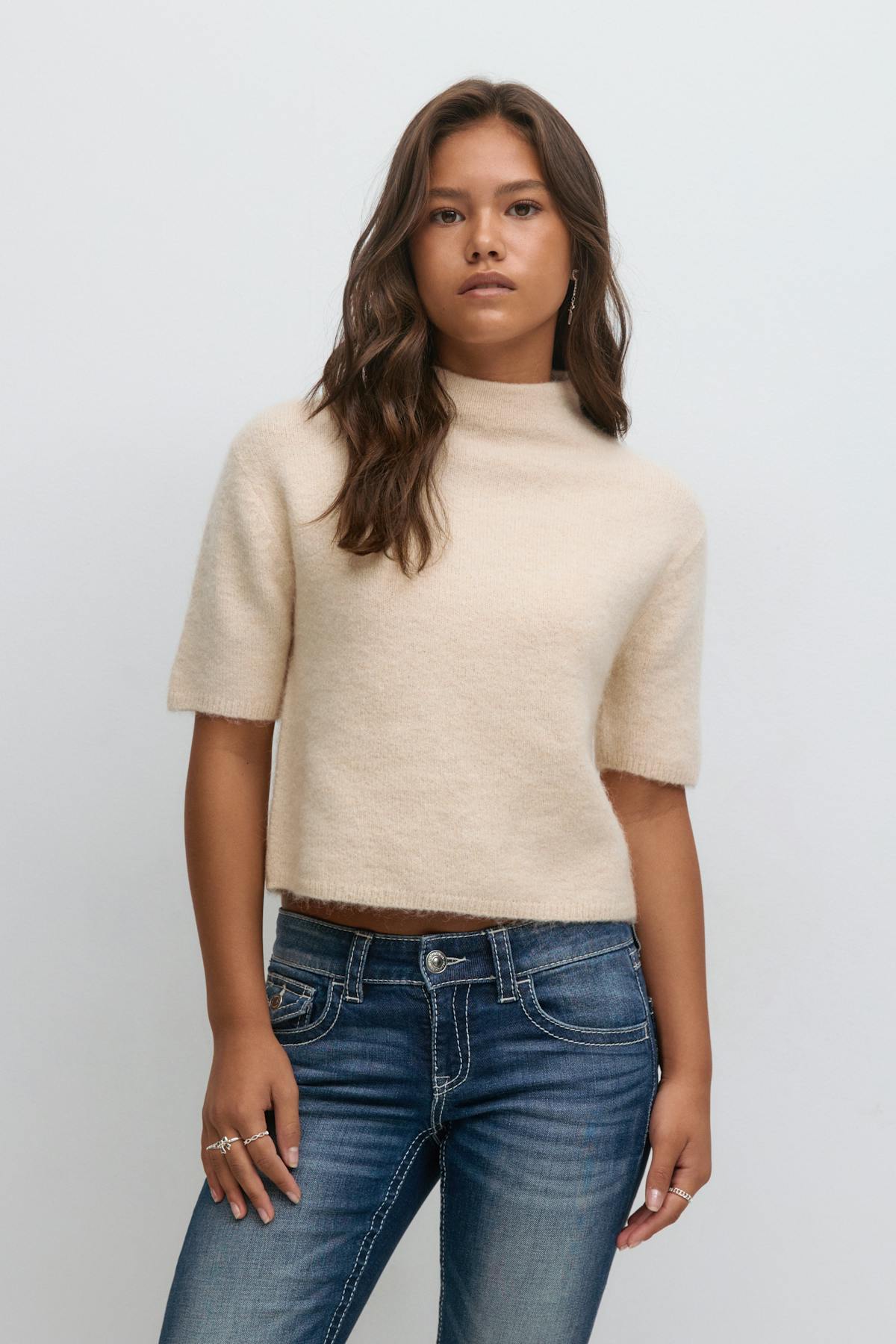 Y knitted top