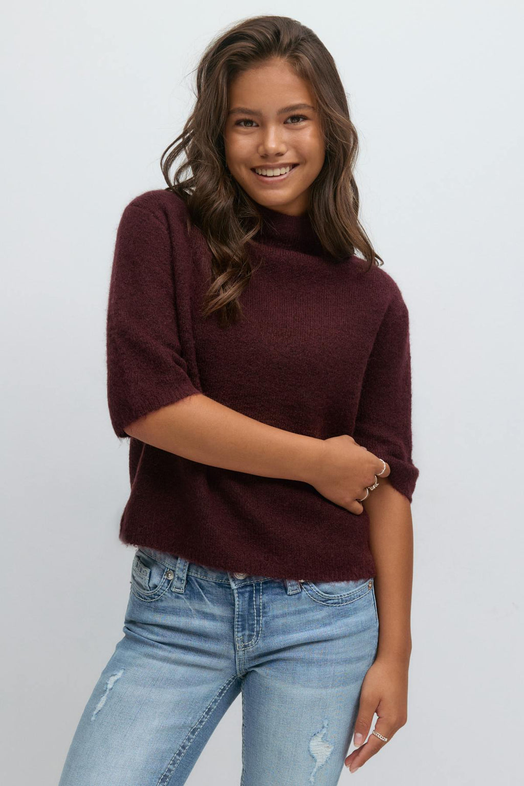 Y knitted top