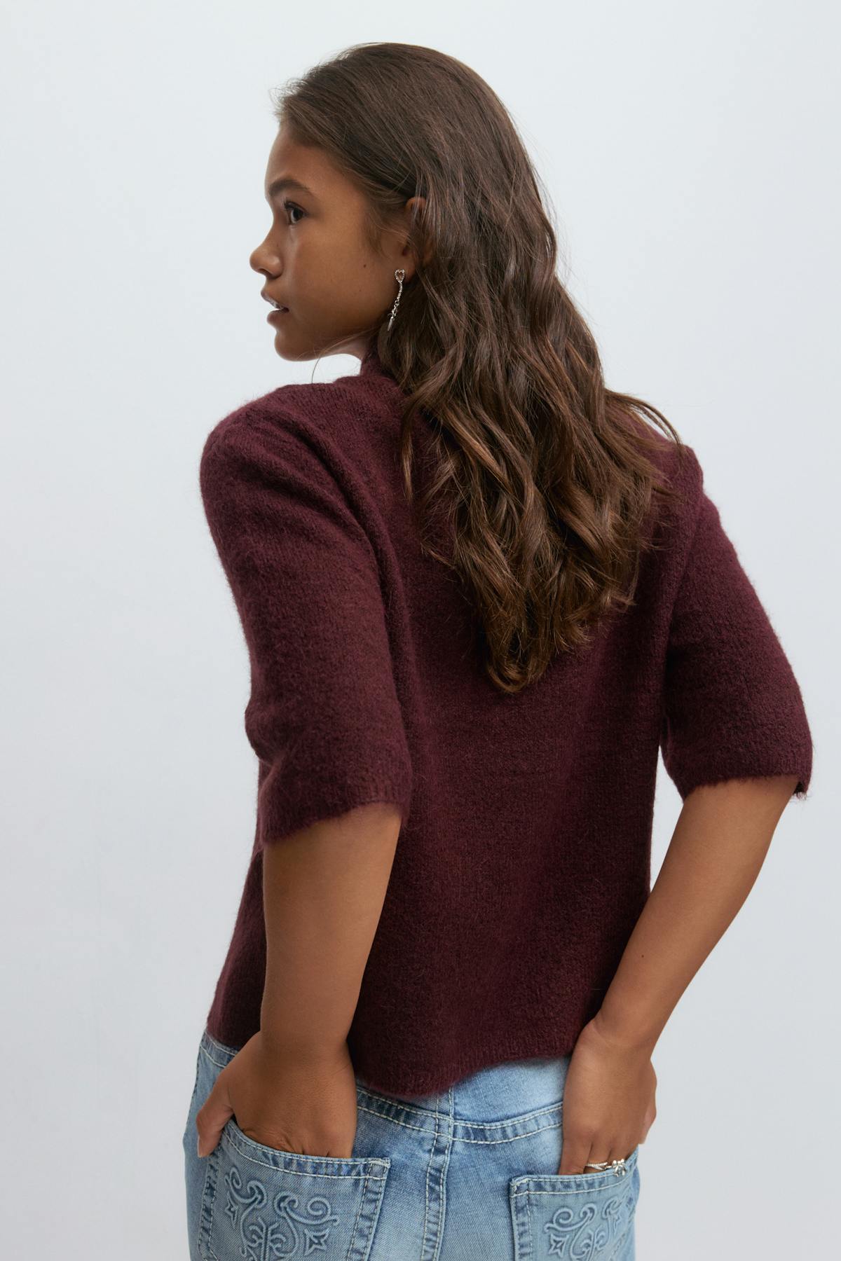 Y knitted top