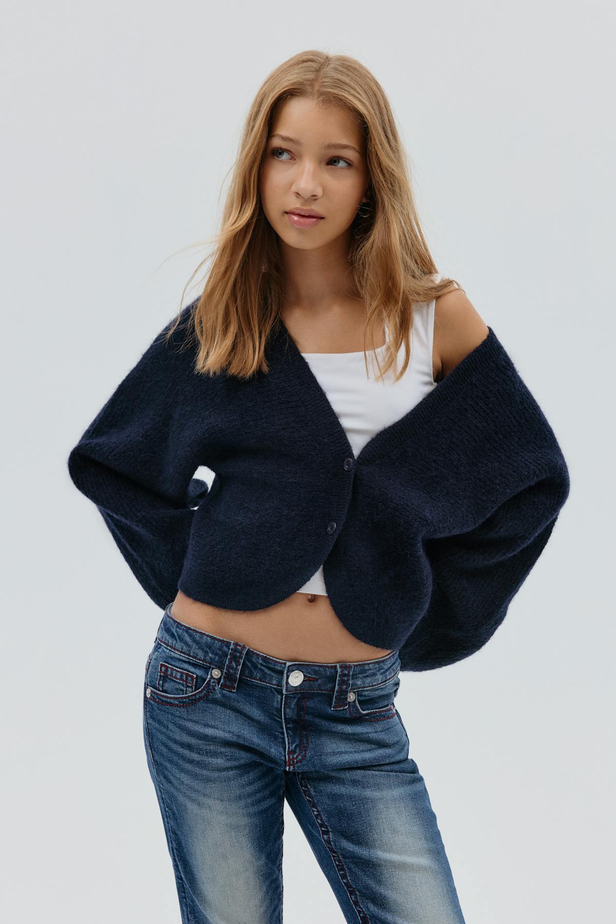 Y knitted bolero