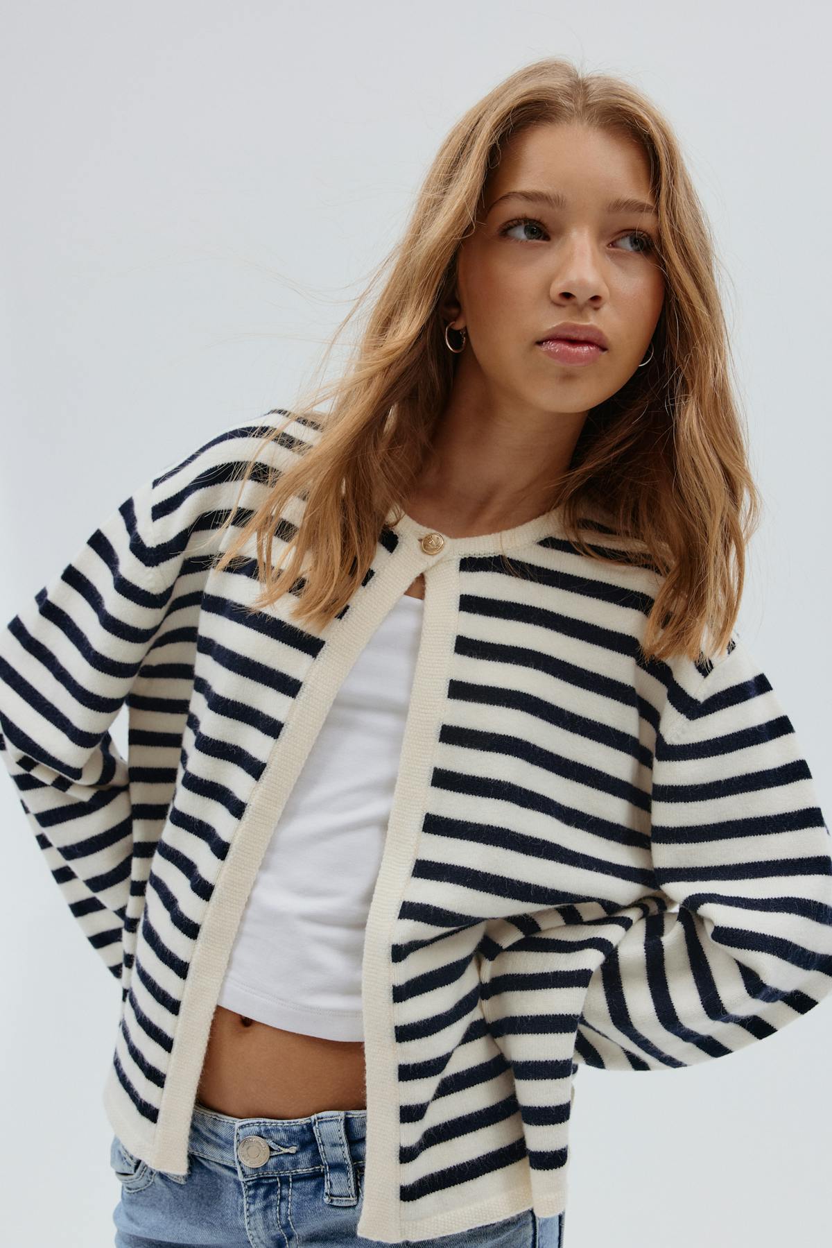 Y knitted cardigan
