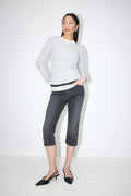 Remade capri jeans