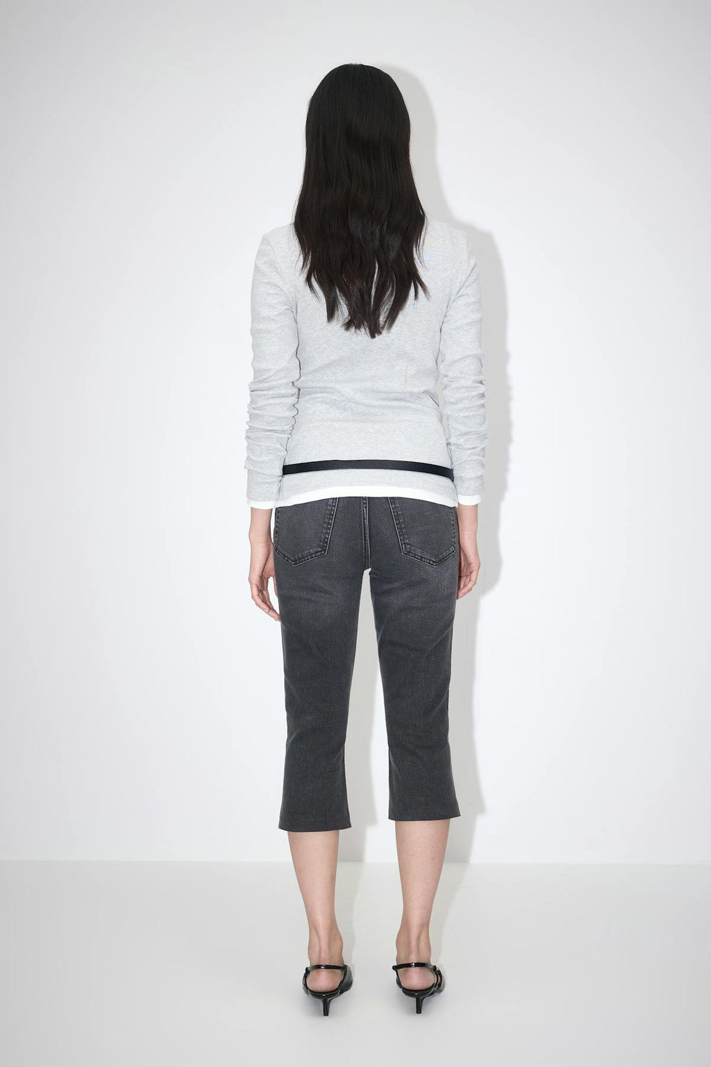 Remade capri jeans
