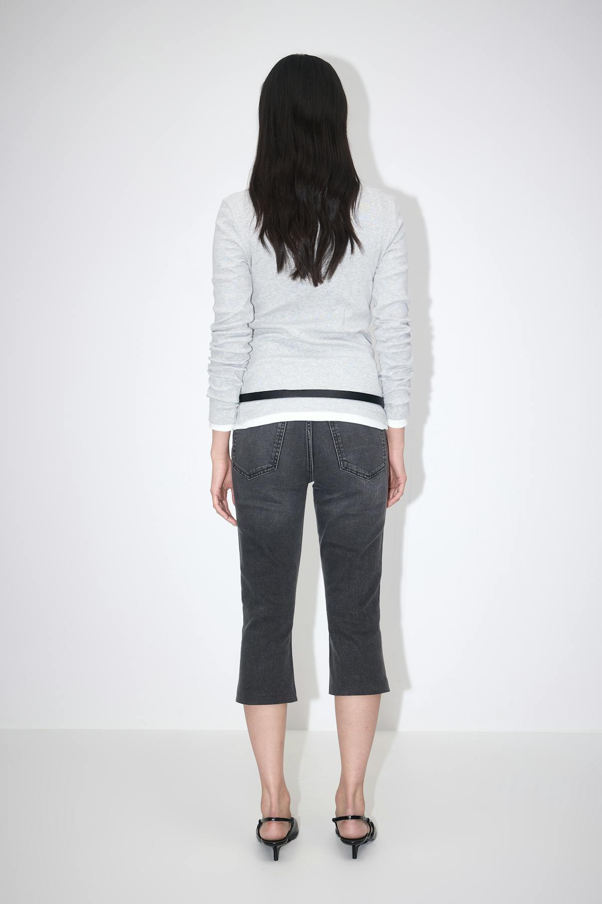 Remade capri jeans
