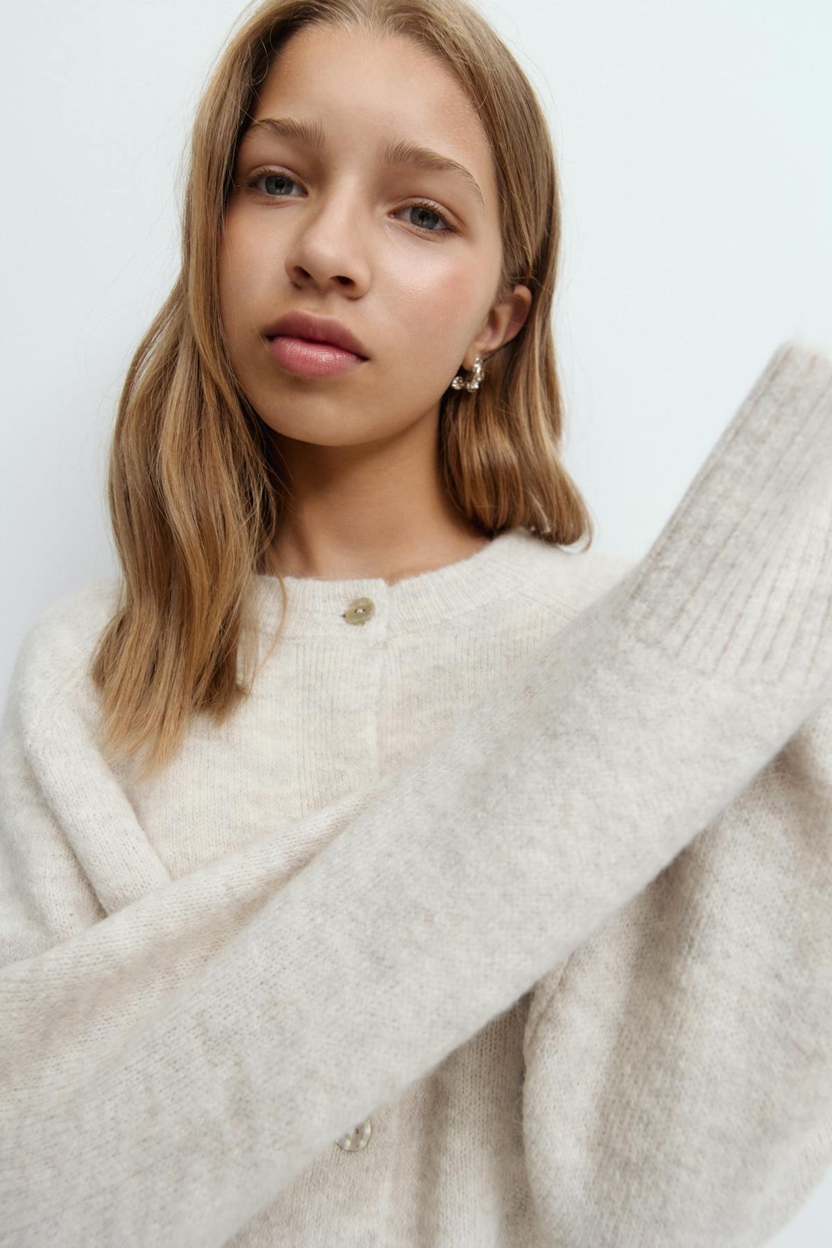 Y knitted cardigan