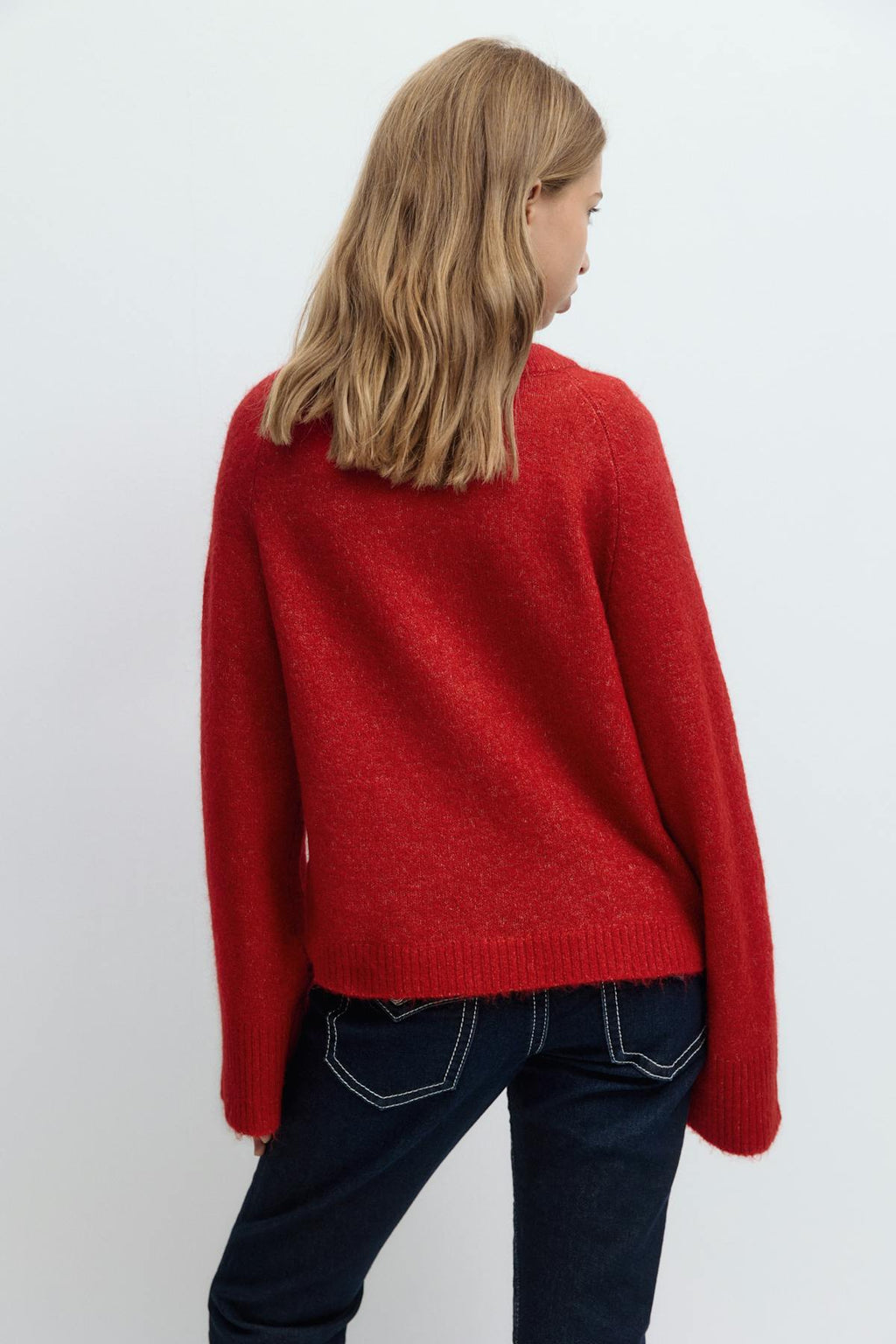 Y knitted cardigan