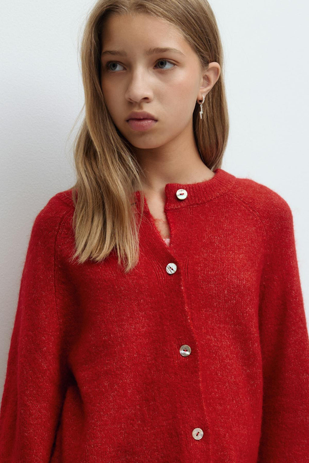 Y knitted cardigan