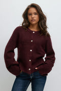 Y knitted cardigan