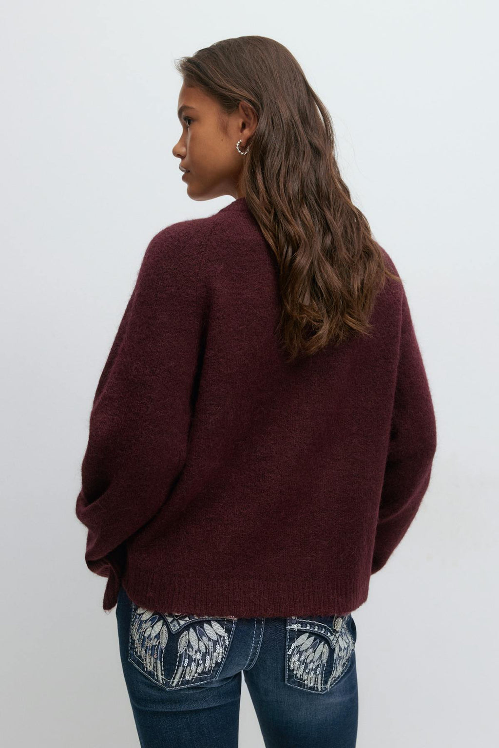 Y knitted cardigan