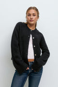 Y knitted cardigan