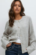 Y knitted cardigan