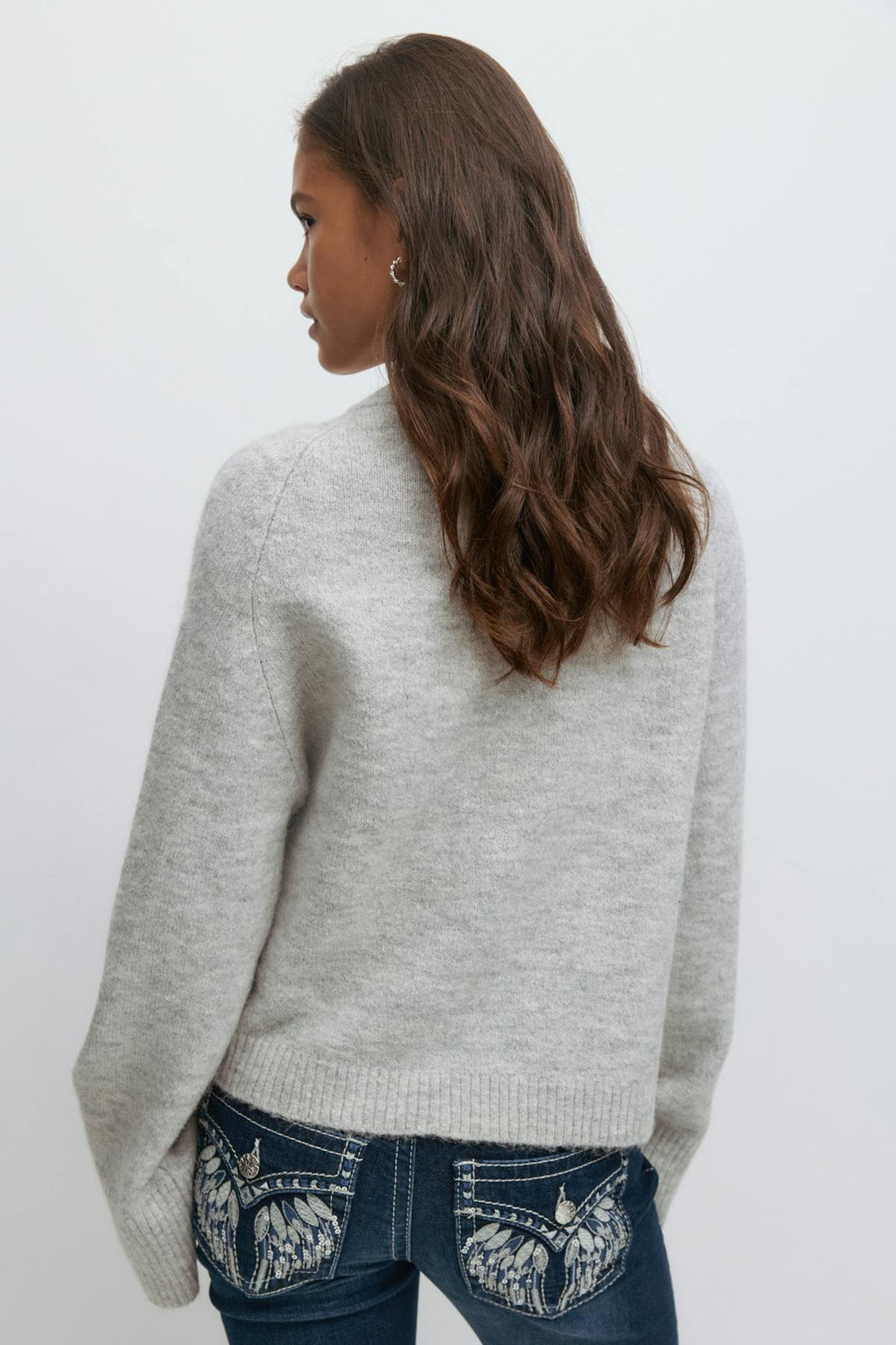 Y knitted cardigan