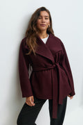 High neck short jacket