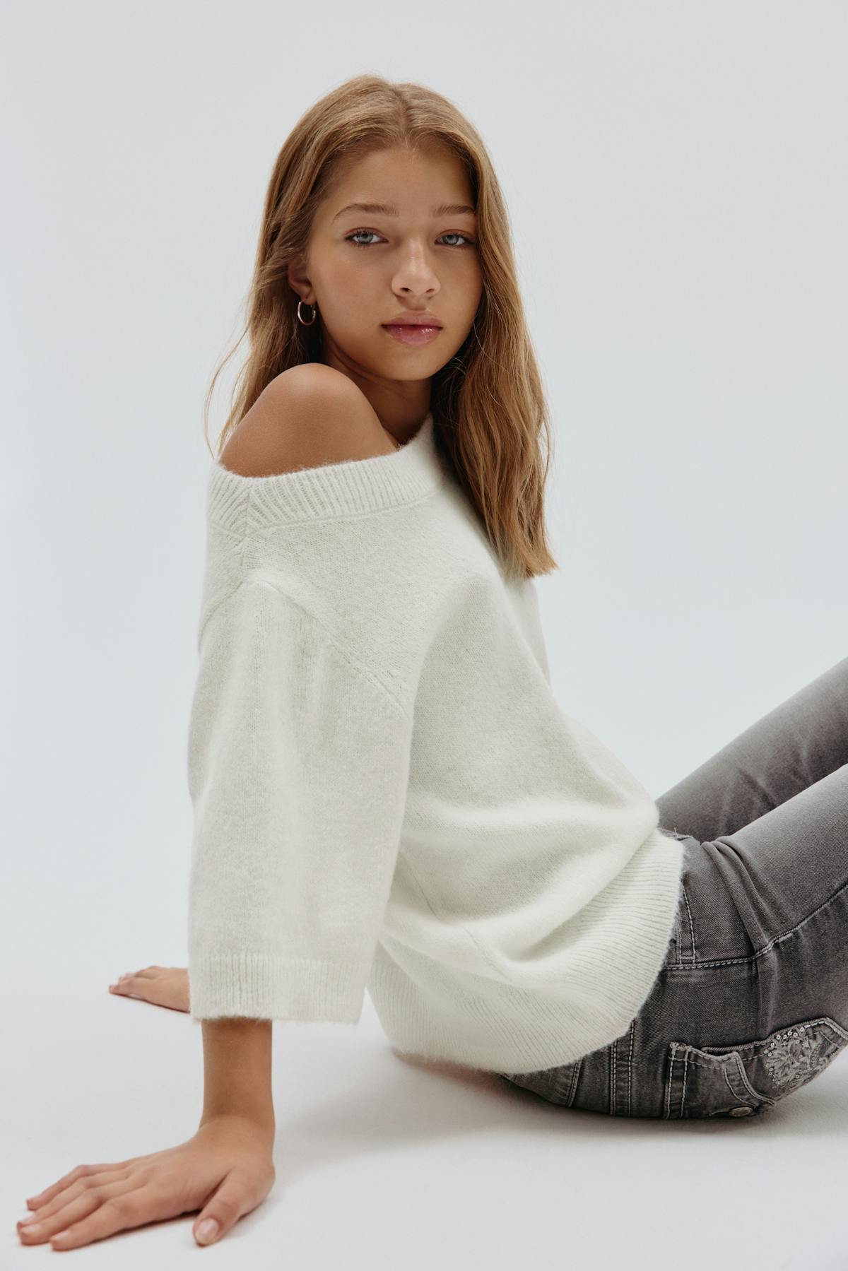 Y knitted top
