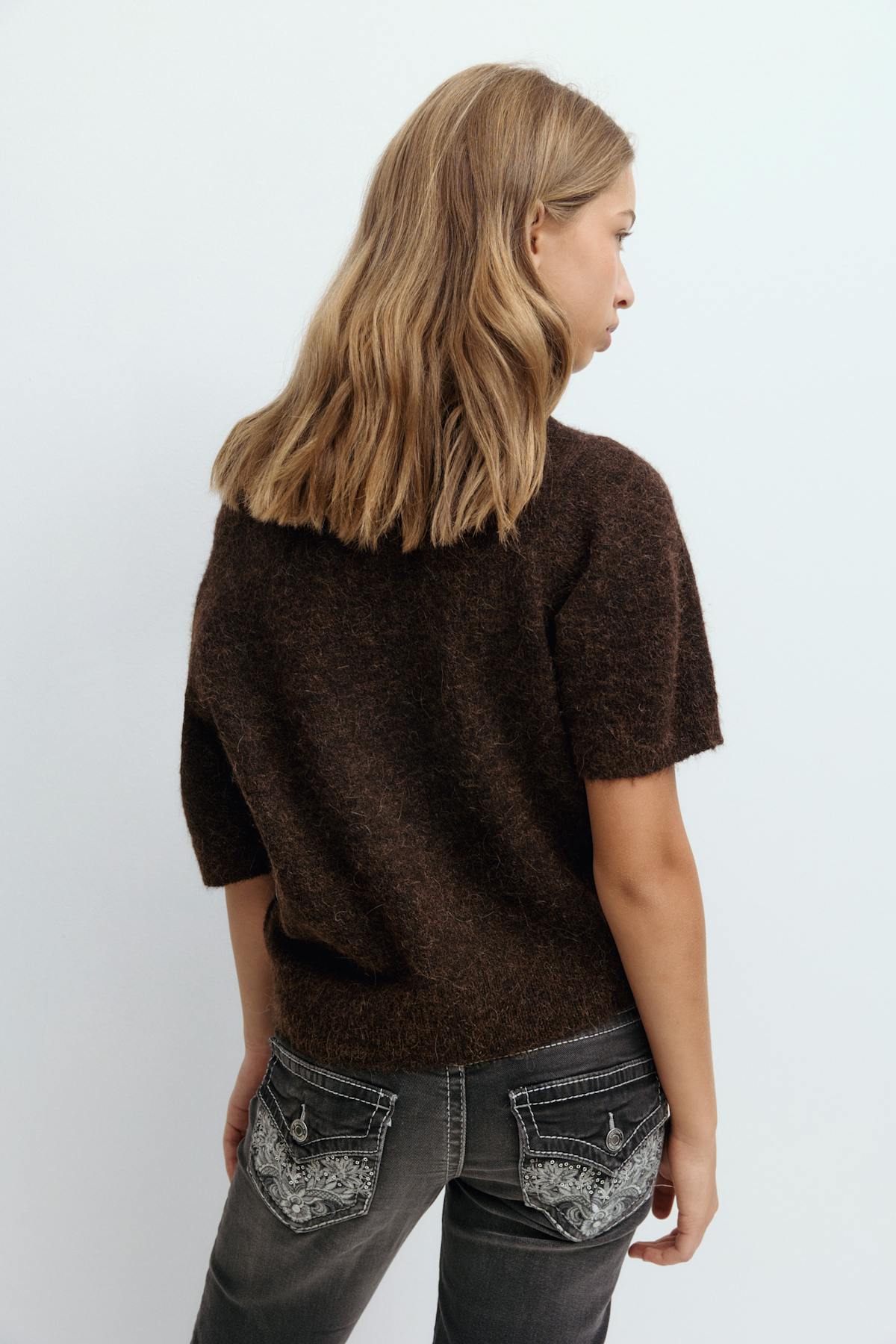 Y knitted top