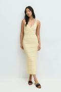 Knitted midi dress