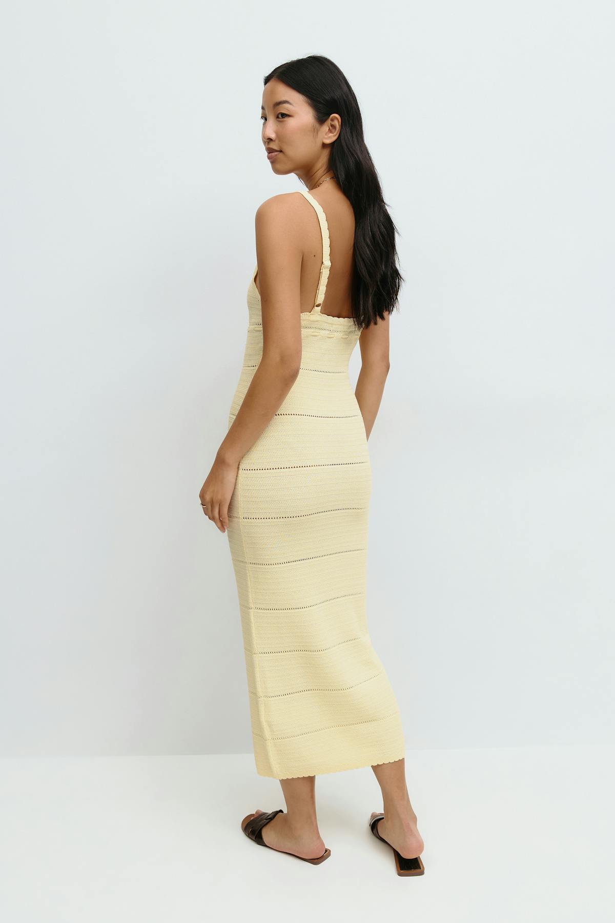 Knitted midi dress